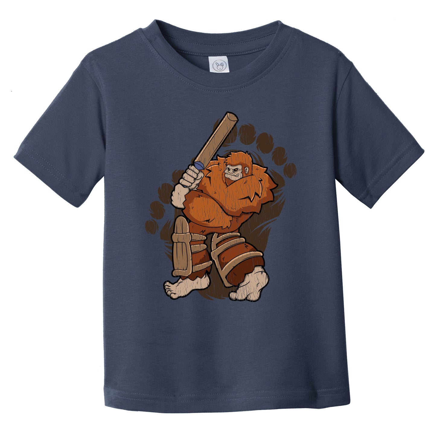 Toddler Bigfoot Cricket Shirt - Sasquatch Playing Cricket Infant Toddler T-Shirt