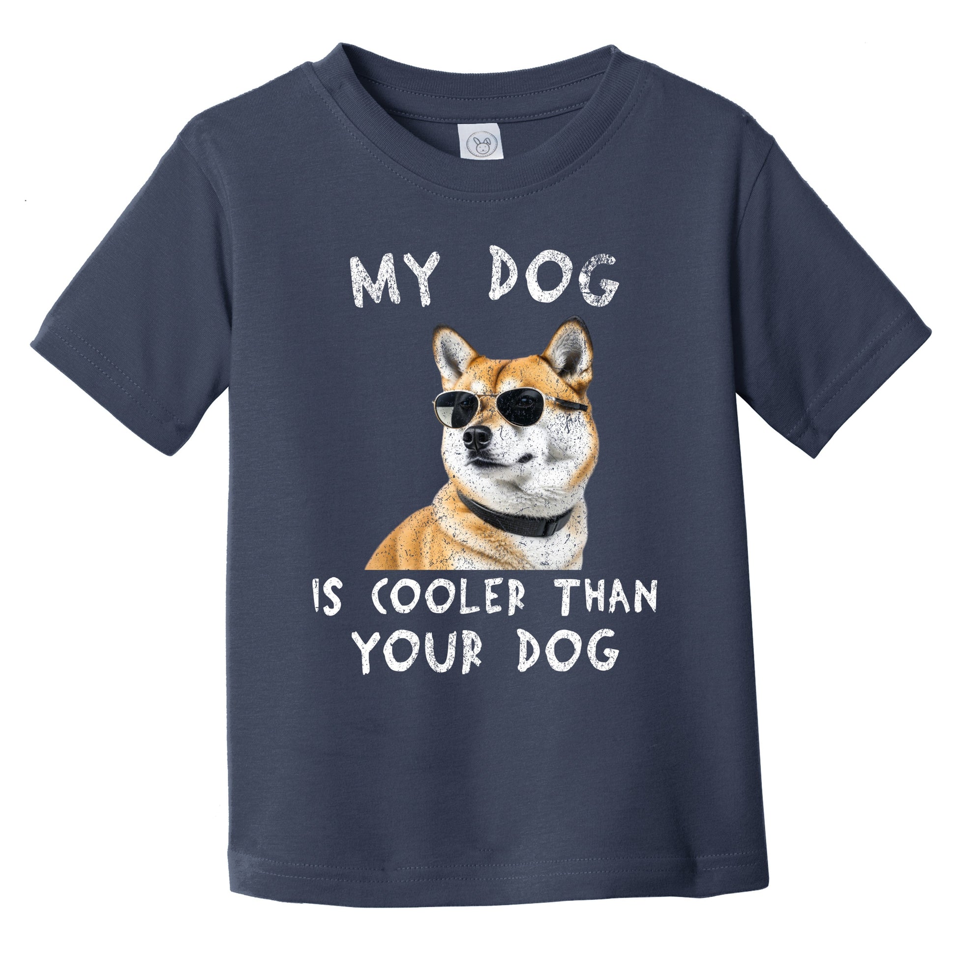 Shiba Inu My Dog Is Cooler Than Your Dog Funny Dog Owner Infant Toddler T-Shirt