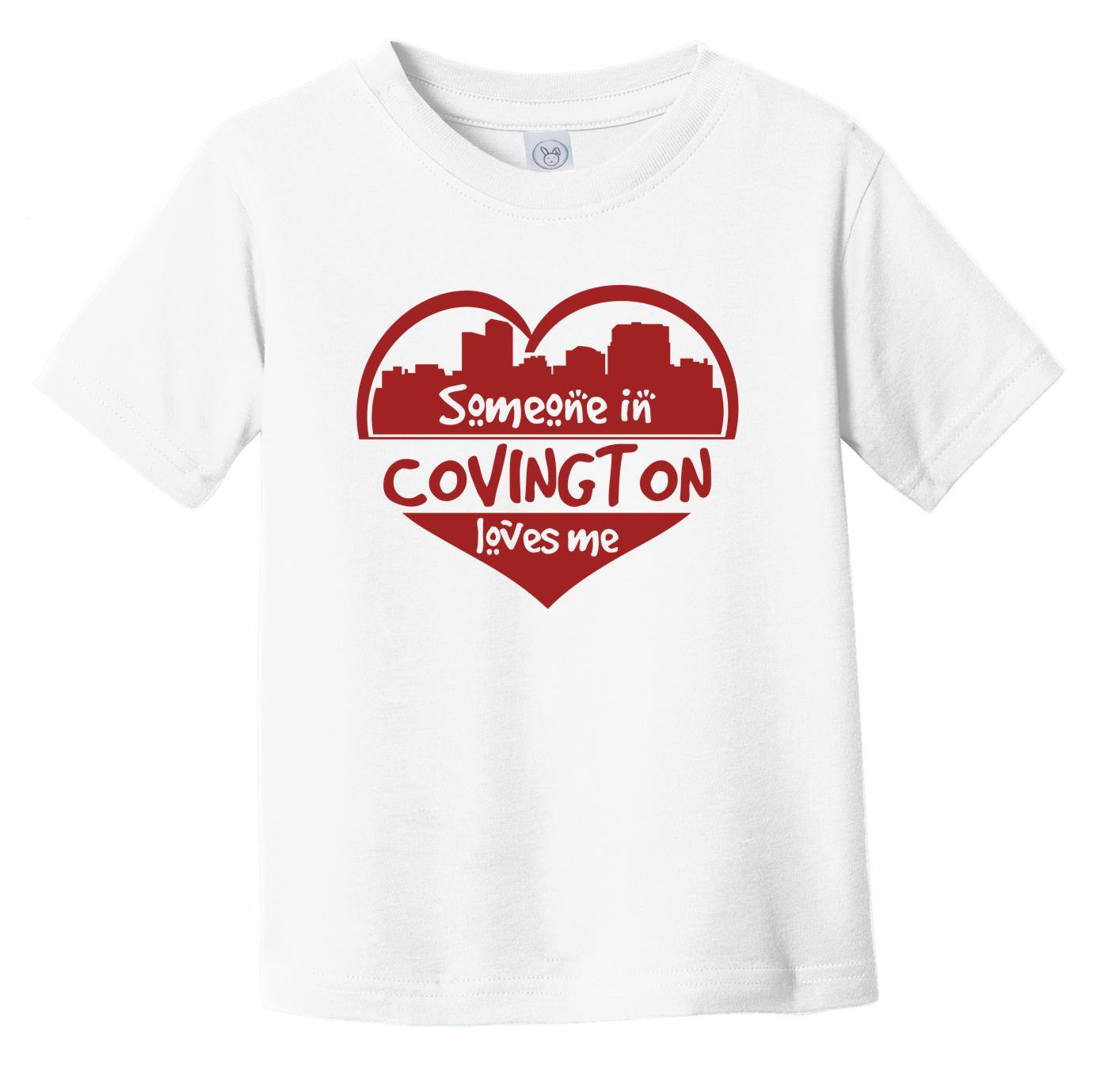 Someone in Covington Loves Me Covington Kentucky Skyline Heart Infant Toddler T-Shirt