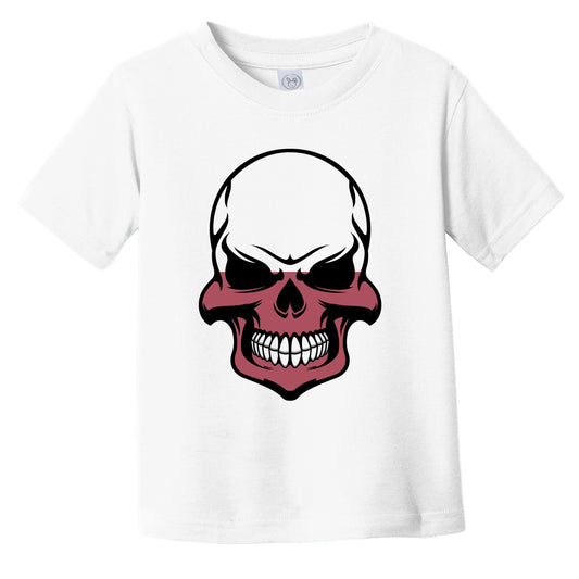 Polish Flag Skull Cool Poland Skull Infant Toddler T-Shirt