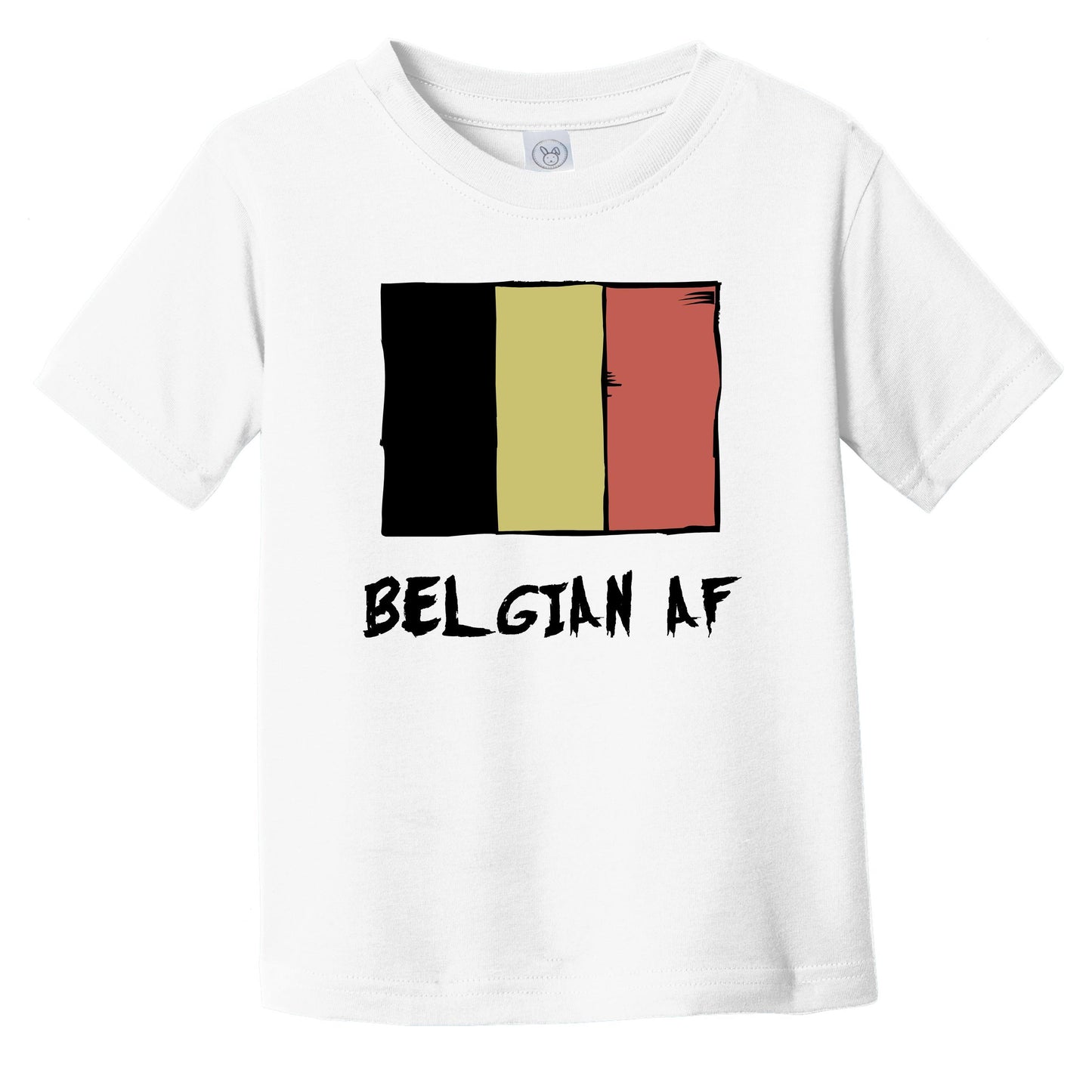 Belgian AF Funny Belgium Flag Infant Toddler T-Shirt
