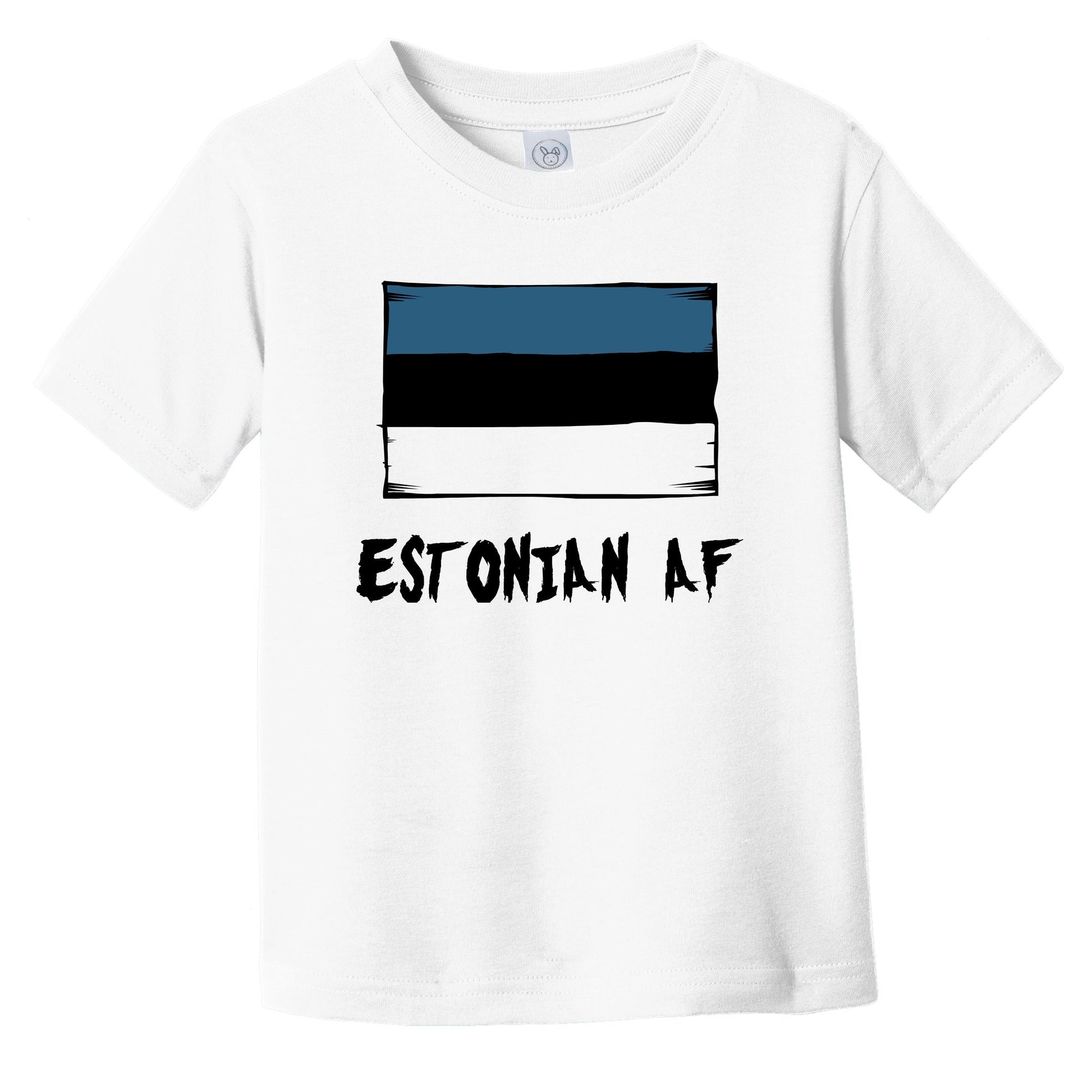 Estonian AF Funny Estonia Flag Infant Toddler T-Shirt