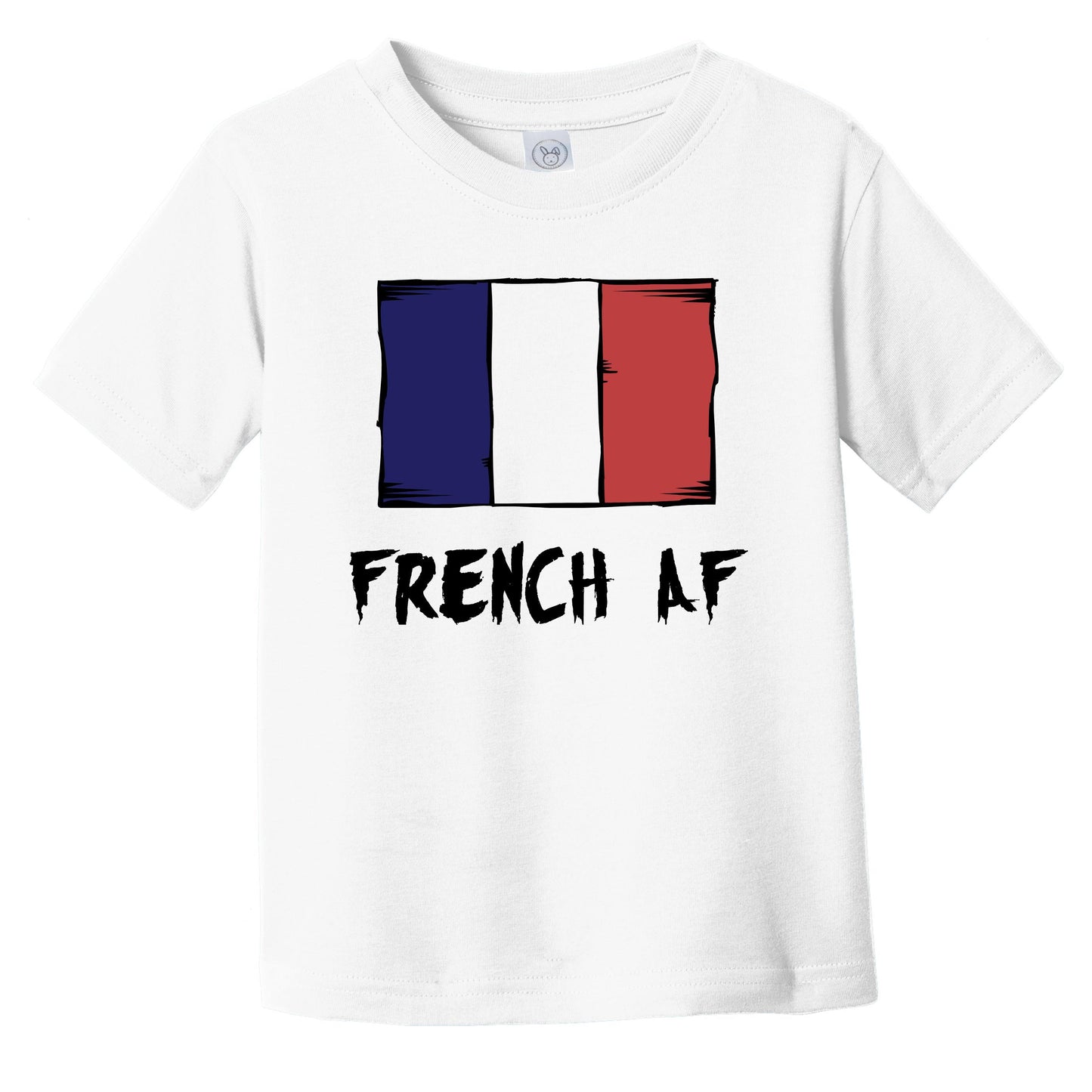 French AF Funny France Flag Infant Toddler T-Shirt