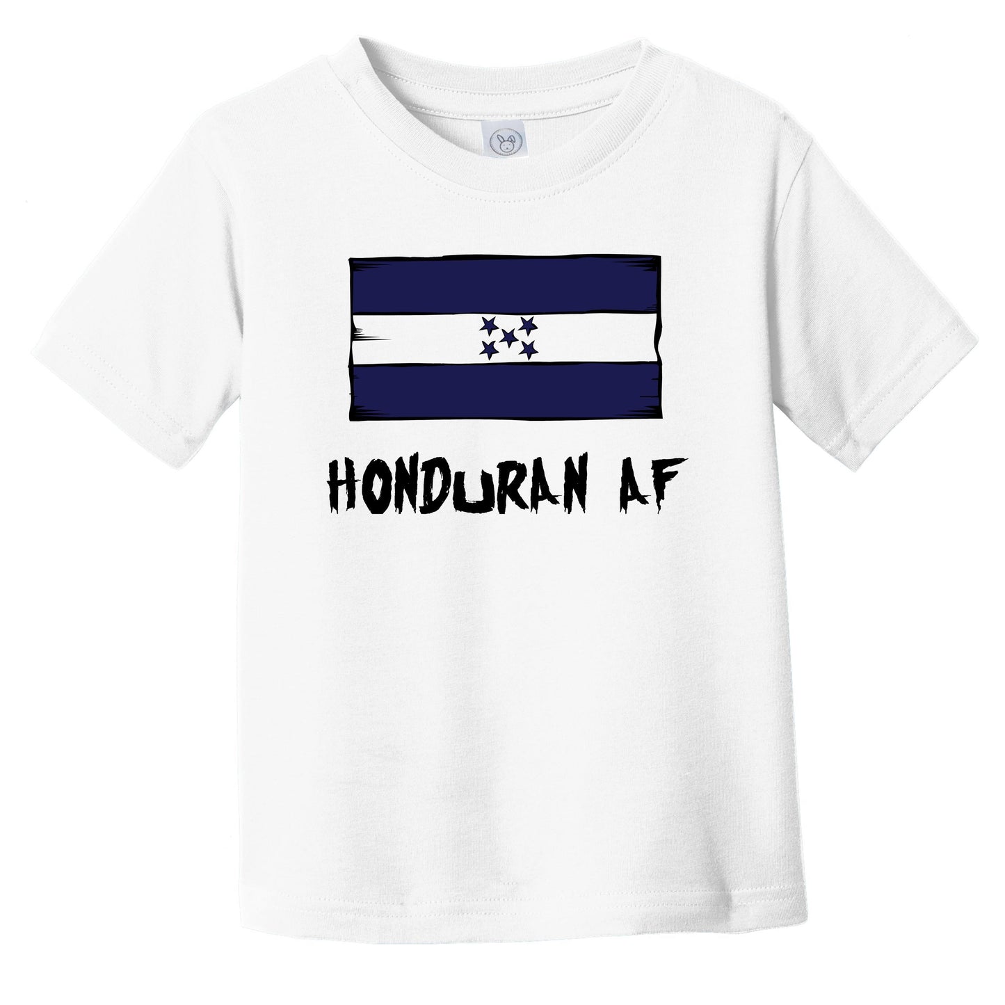 Honduran AF Funny Honduras Flag Infant Toddler T-Shirt