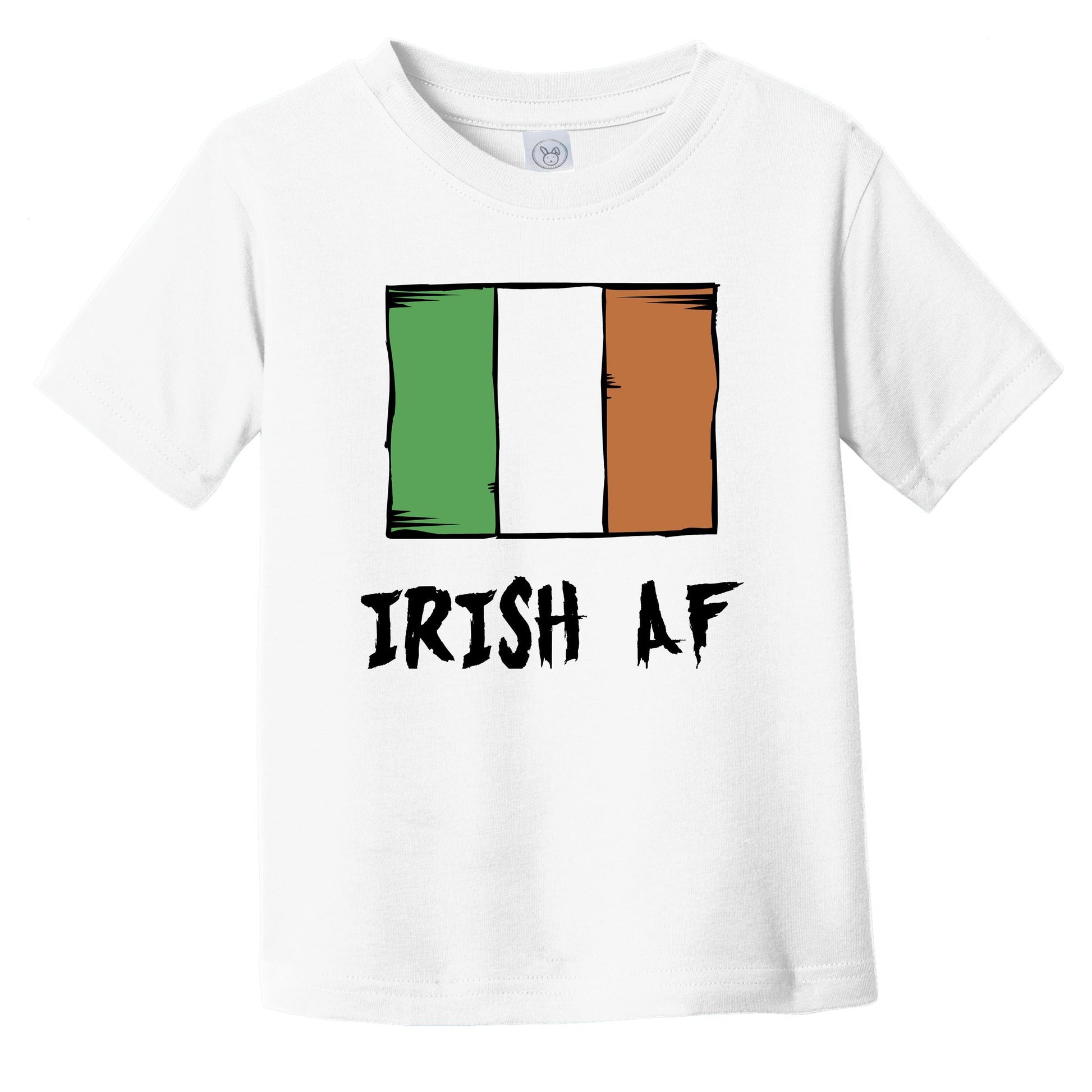 Irish AF Funny Ireland Flag Infant Toddler T-Shirt