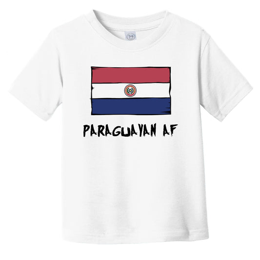 Paraguayan AF Funny Paraguay Flag Infant Toddler T-Shirt