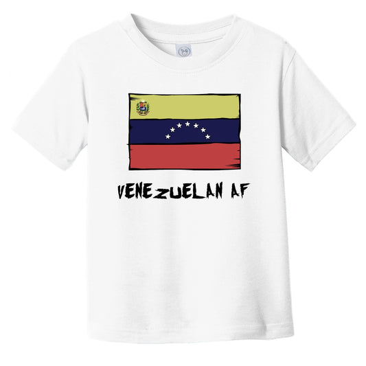 Venezuelan AF Funny Venezuela Flag Infant Toddler T-Shirt