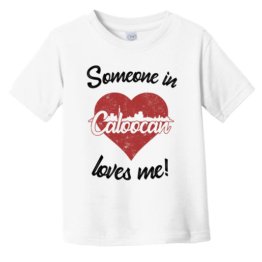 Someone In Caloocan Loves Me Red Heart Skyline Infant Toddler T-Shirt