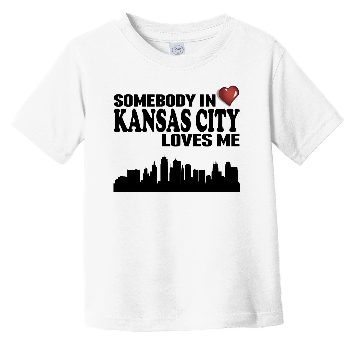 Somebody In Kansas City Loves Me Infant Toddler T-Shirt