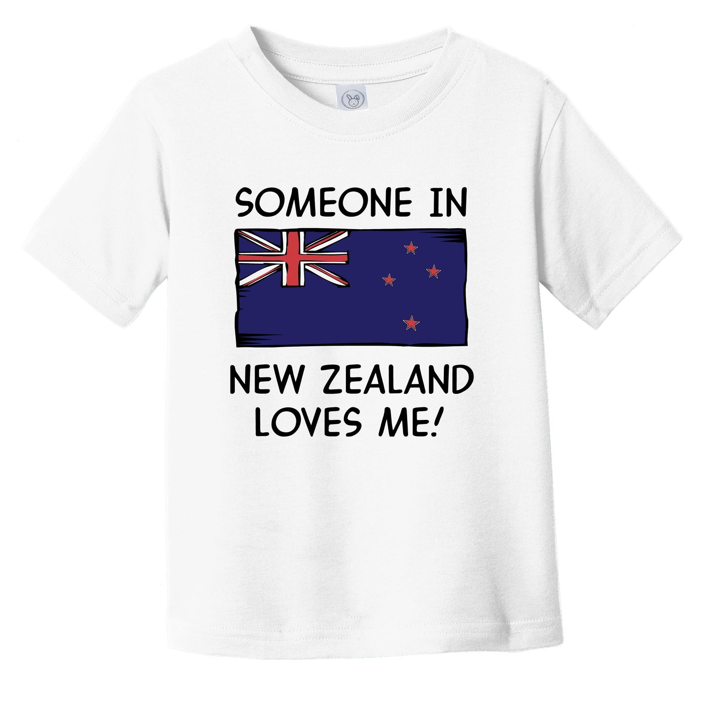 Someone In New Zealand Loves Me Kiwi Flag Infant Toddler T-Shirt