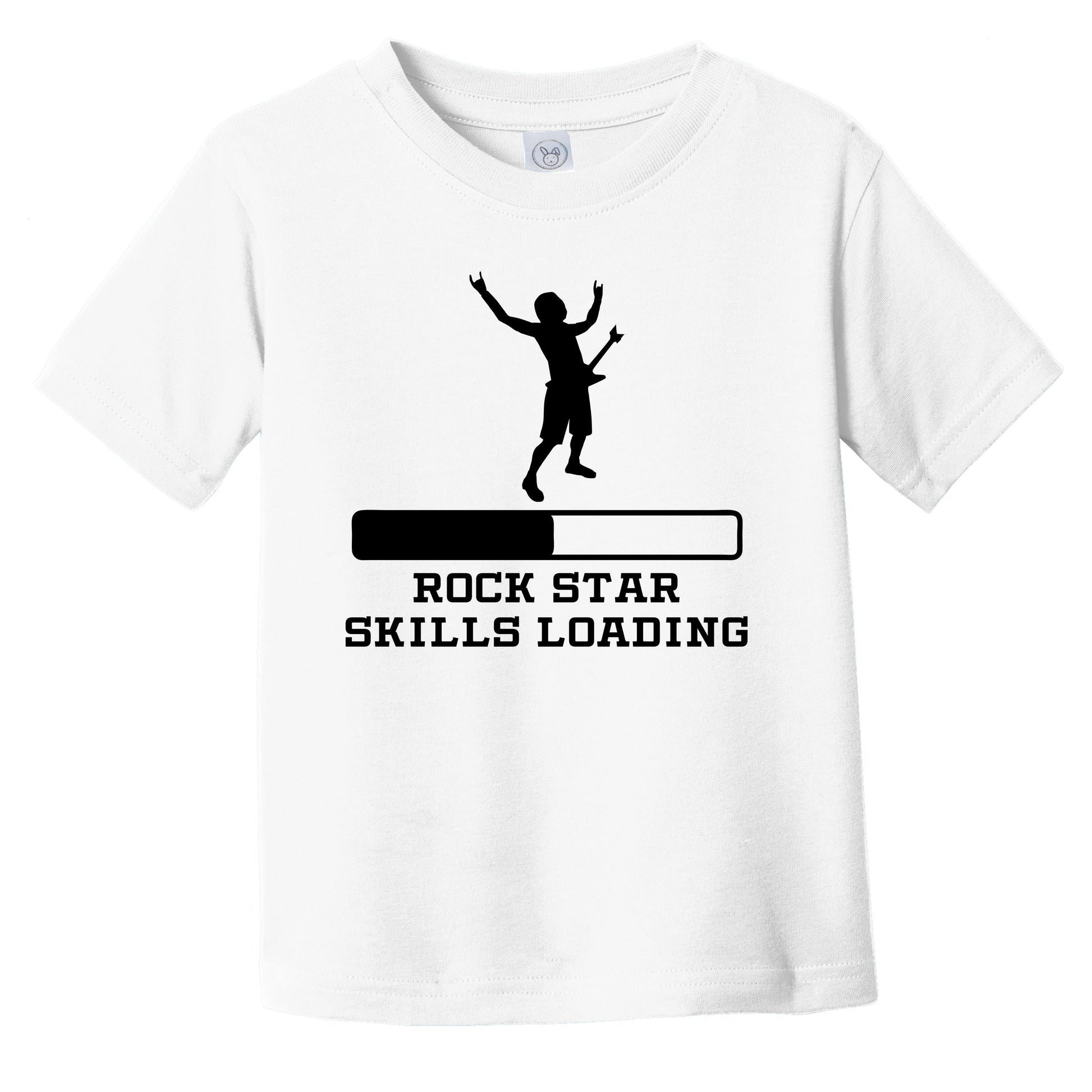 Rock Star Skills Loading Funny Rock Music Humor Infant Toddler T-Shirt