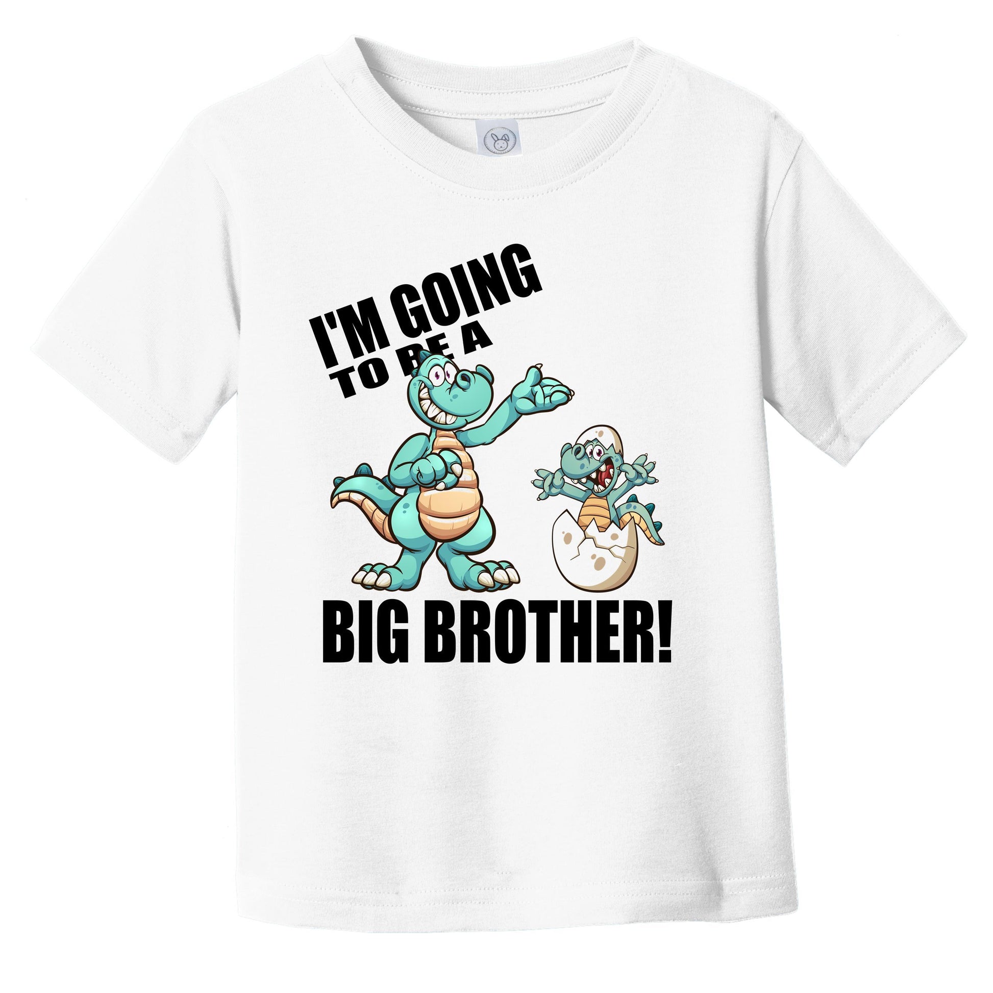I'm Going To Be A Big Brother Dinosaur Baby Announcement Infant Toddler T-Shirt
