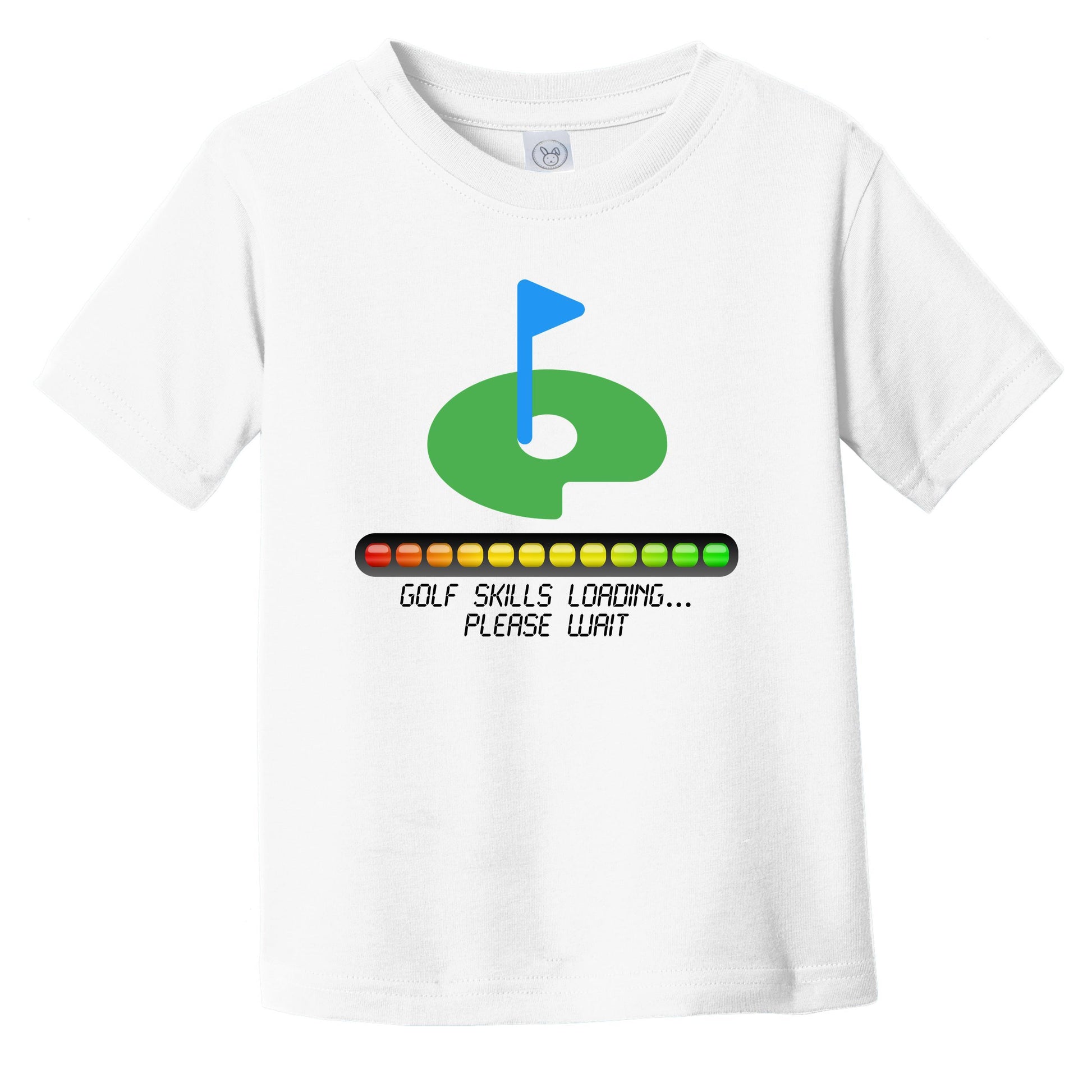 Golf Skills Loading Please Wait Funny Infant Toddler T-Shirt