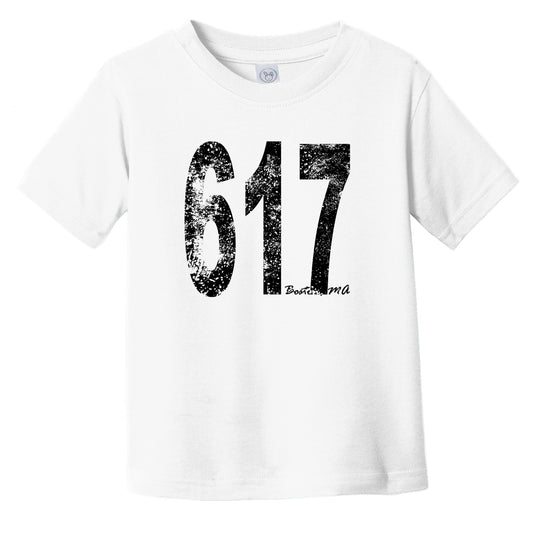 617 Boston Massachusetts Area Code Infant Toddler T-Shirt