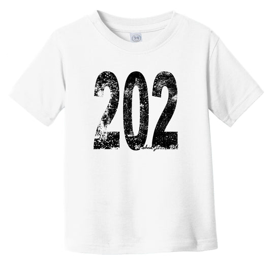 202 Washington DC Area Code Infant Toddler T-Shirt