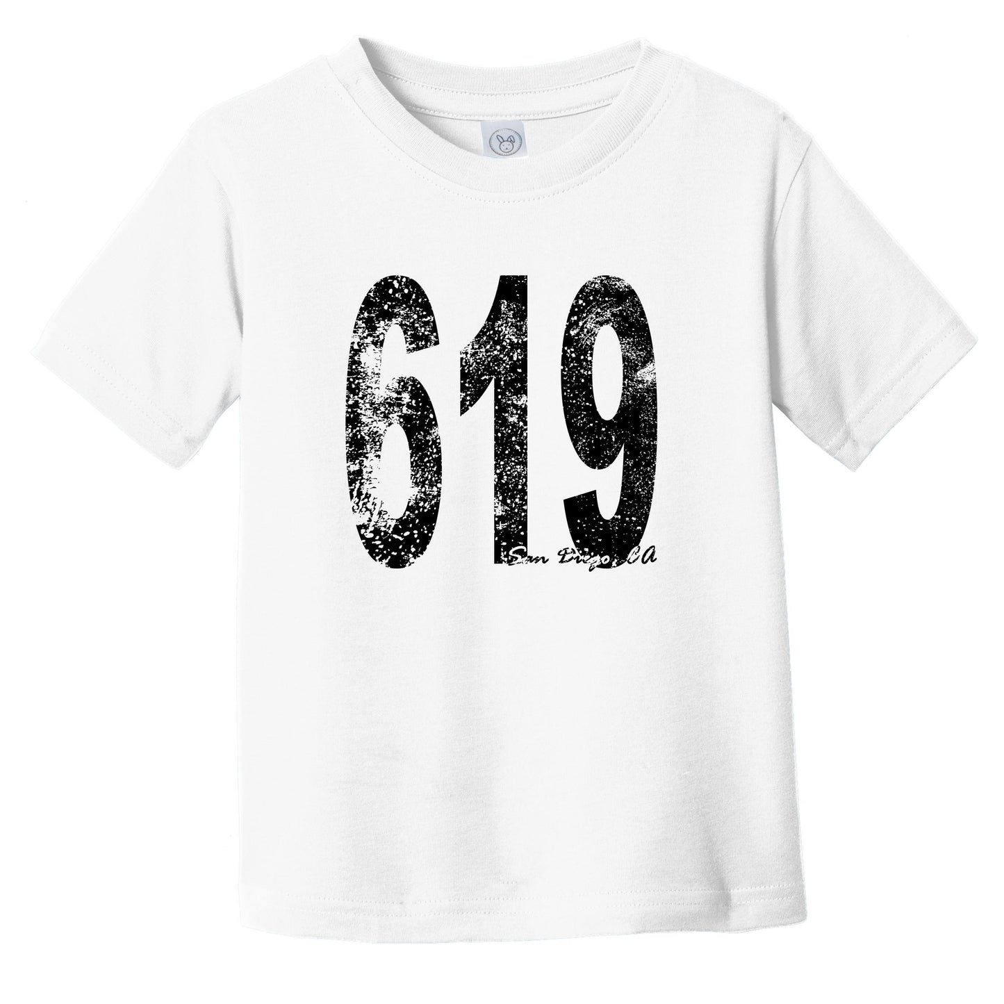 619 San Diego California Area Code Infant Toddler T-Shirt