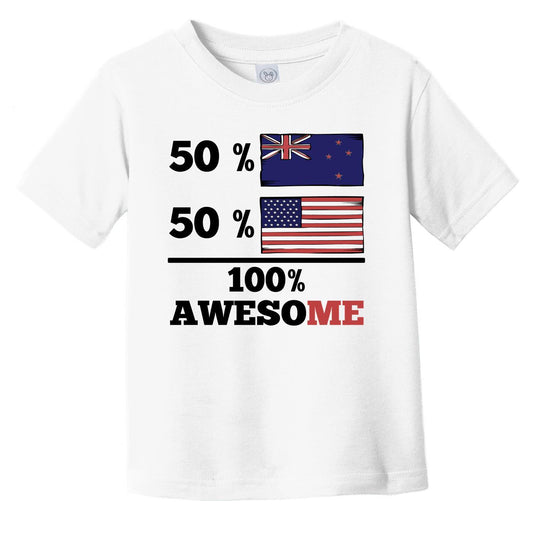 50% Kiwi 50% American 100% Awesome Infant Toddler T-Shirt