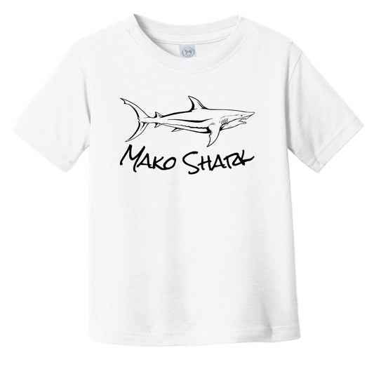 Mako Shark Sketch Cool Shark Infant Toddler T-Shirt