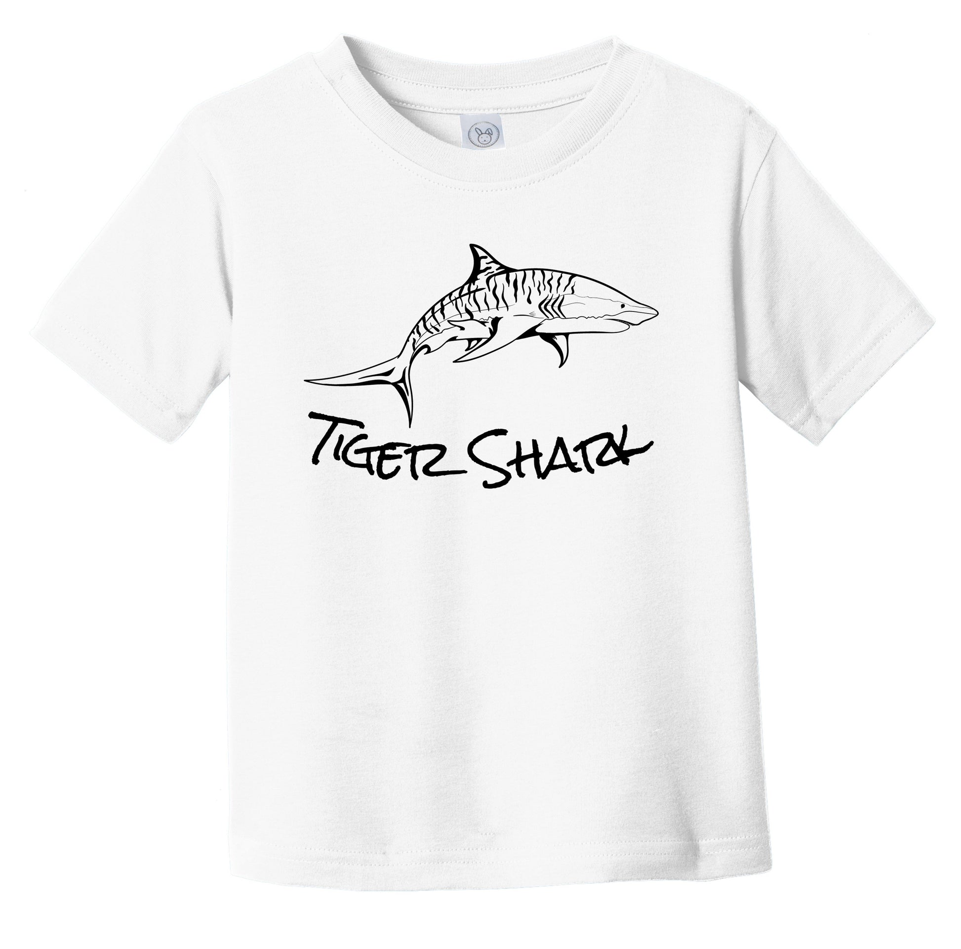 Tiger Shark Sketch Cool Shark Infant Toddler T-Shirt