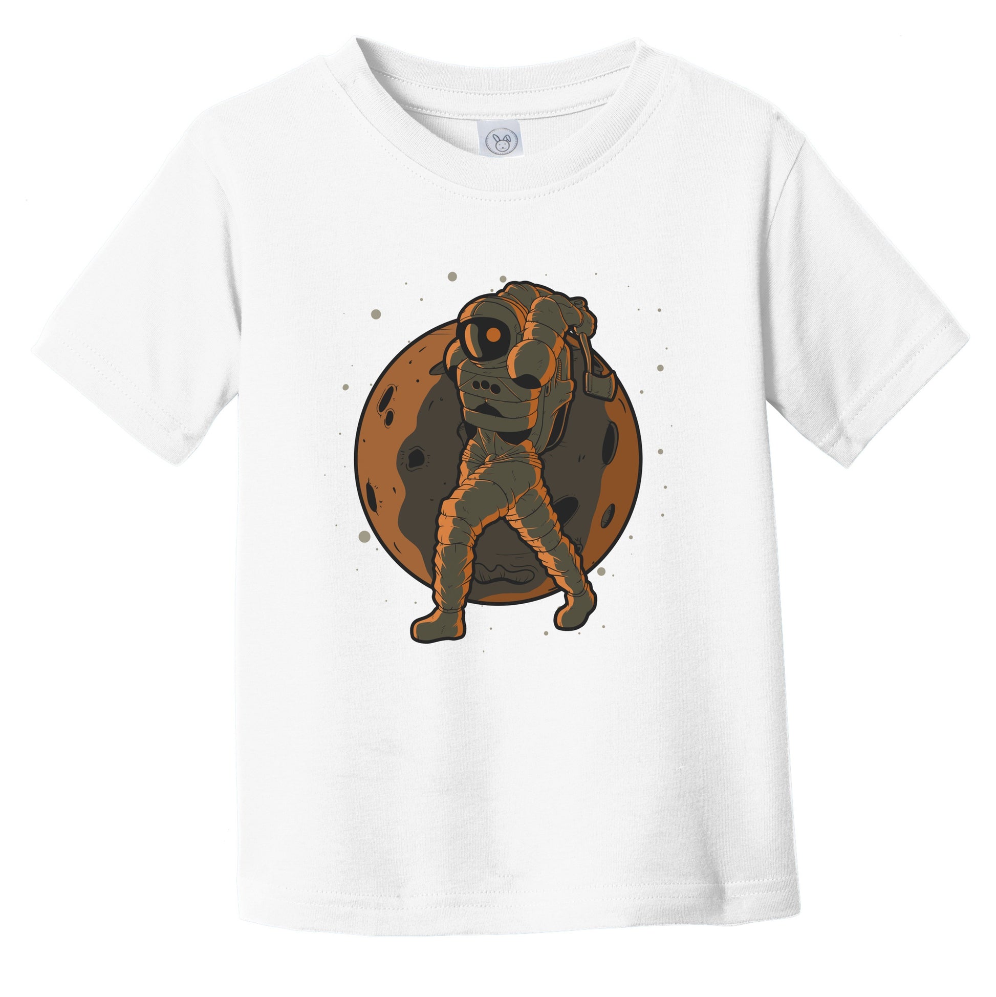 Axe Throwing Toddler Shirt - Astronaut Outer Space Spaceman Axe Thrower Infant Toddler T-Shirt