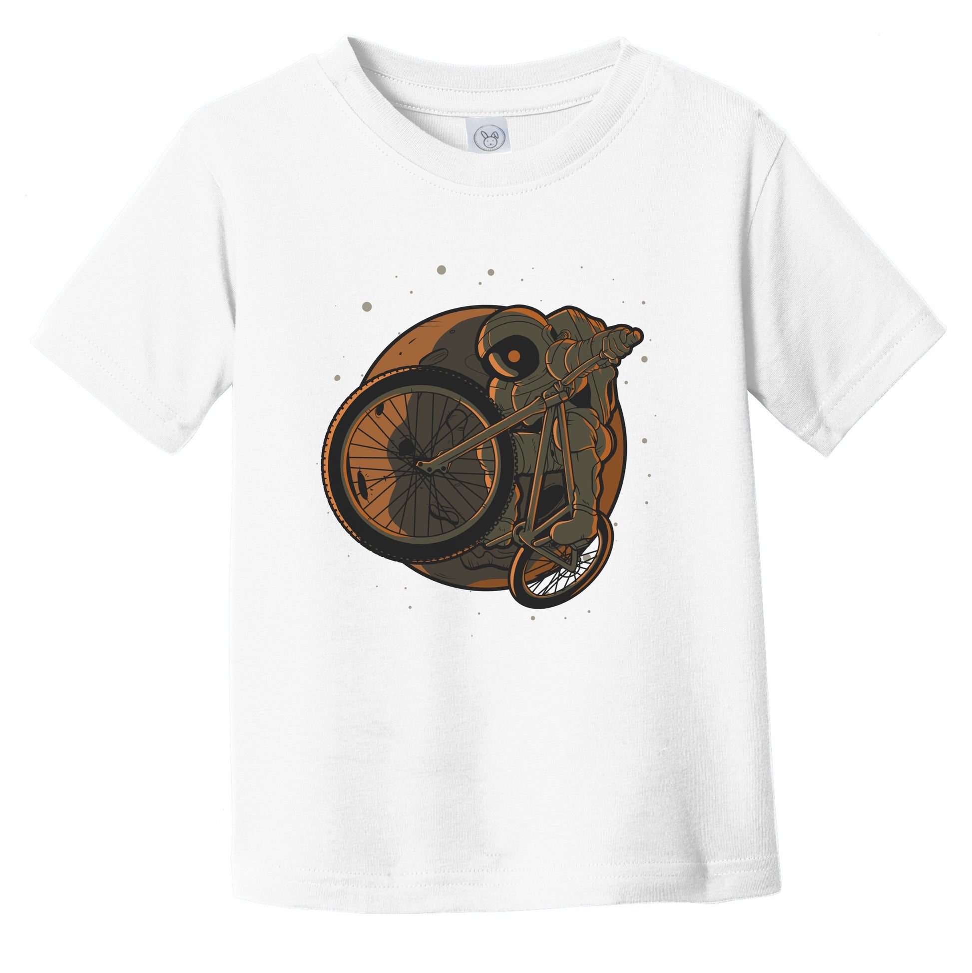 BMX Toddler Shirt - Astronaut Outer Space Spaceman BMX Biker Infant Toddler T-Shirt