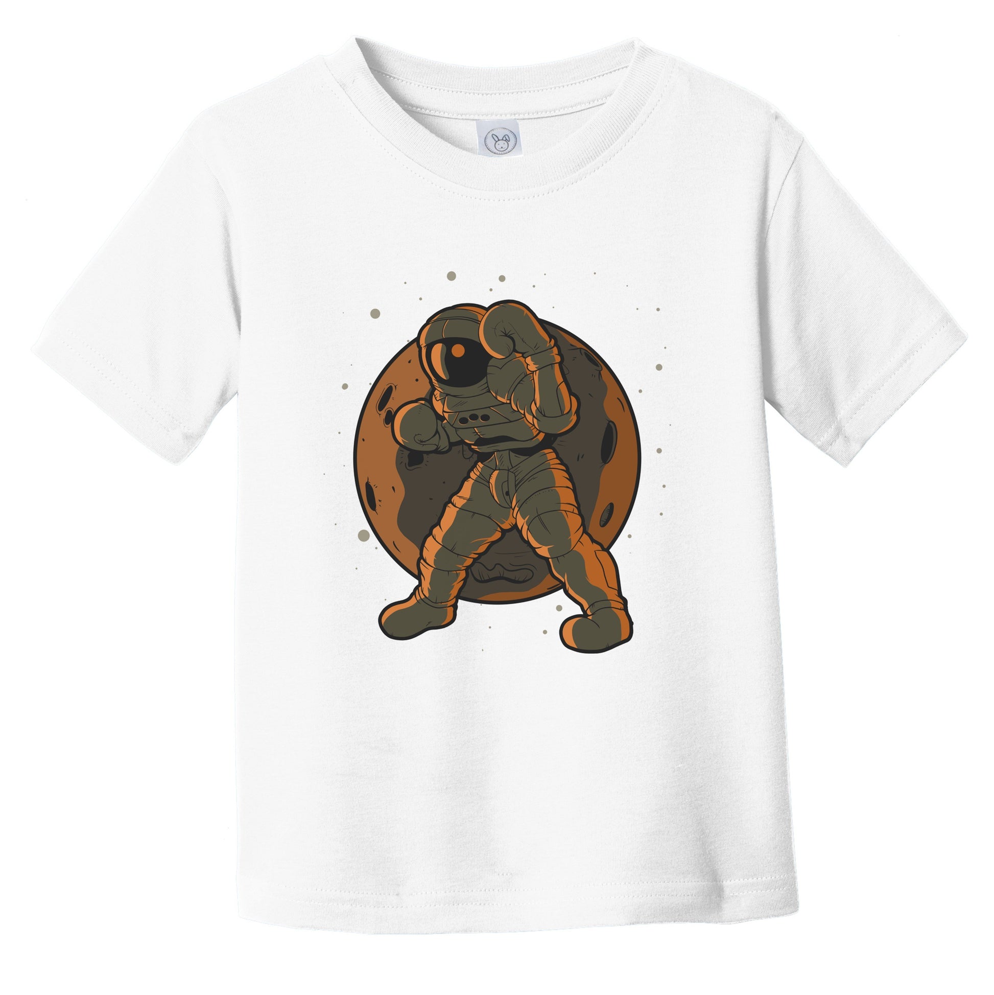 Boxing Toddler Shirt - Astronaut Outer Space Spaceman Boxer Infant Toddler T-Shirt