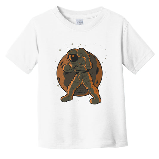 Boxing Toddler Shirt - Astronaut Outer Space Spaceman Boxer Infant Toddler T-Shirt
