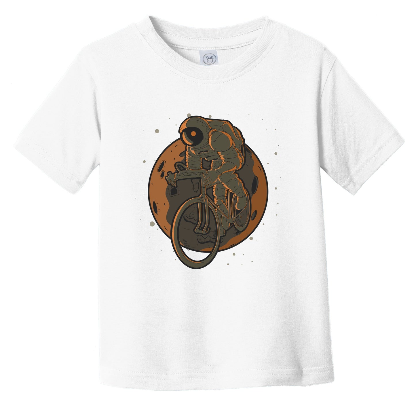 Cycling Toddler Shirt - Astronaut Outer Space Spaceman Cyclist Infant Toddler T-Shirt