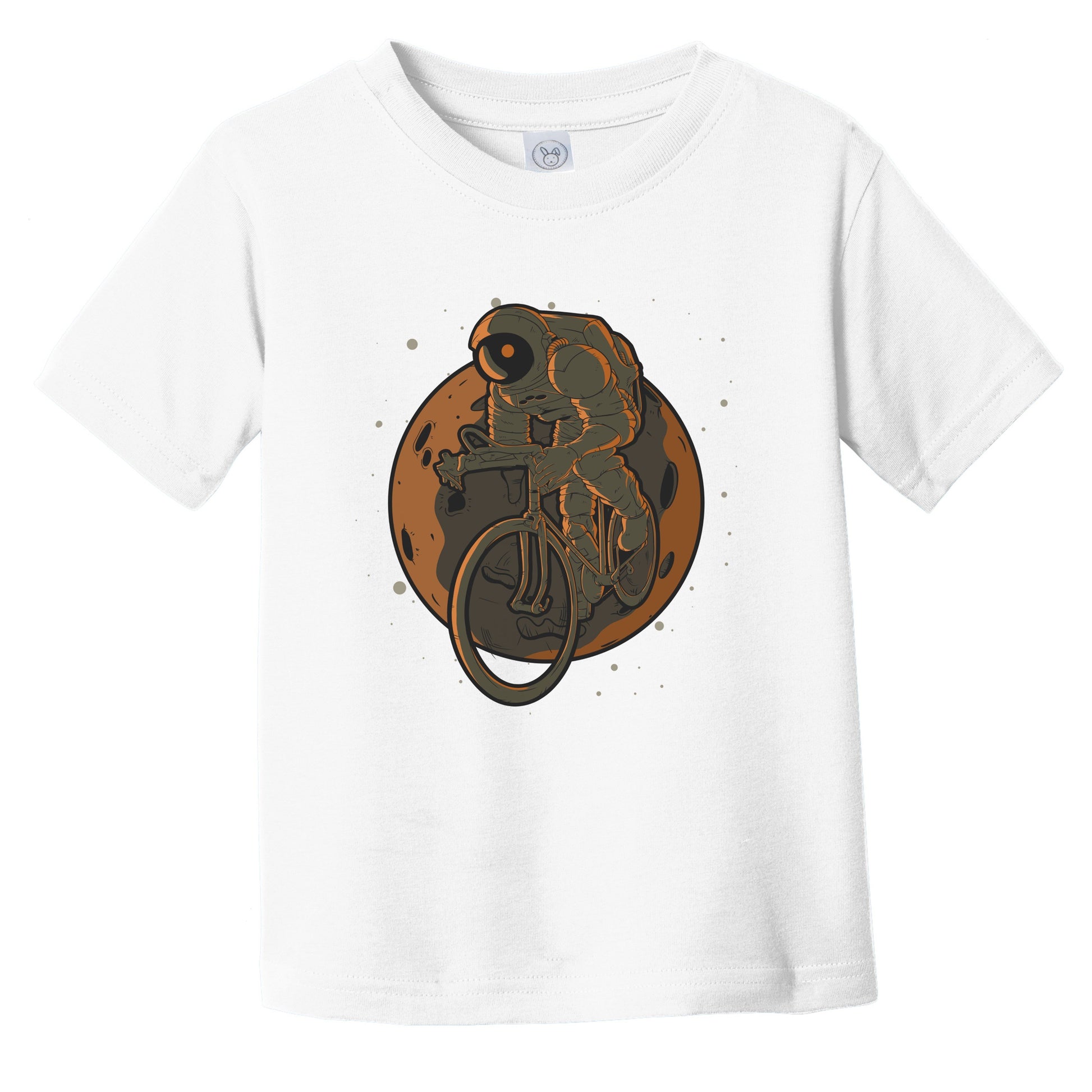 Cycling Toddler Shirt - Astronaut Outer Space Spaceman Cyclist Infant Toddler T-Shirt