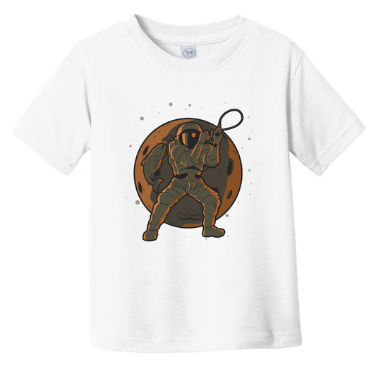 Fishing Toddler Shirt - Astronaut Outer Space Spaceman Fisherman Infant Toddler T-Shirt