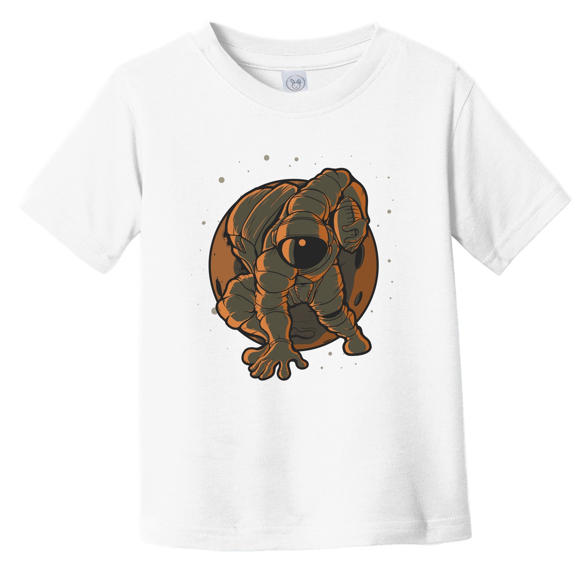 Football Toddler Shirt - Astronaut Outer Space Spaceman Football Player Infant Toddler T-Shirt