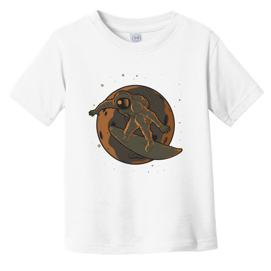 Surfing Toddler Shirt - Astronaut Outer Space Spaceman Surfer Infant Toddler T-Shirt