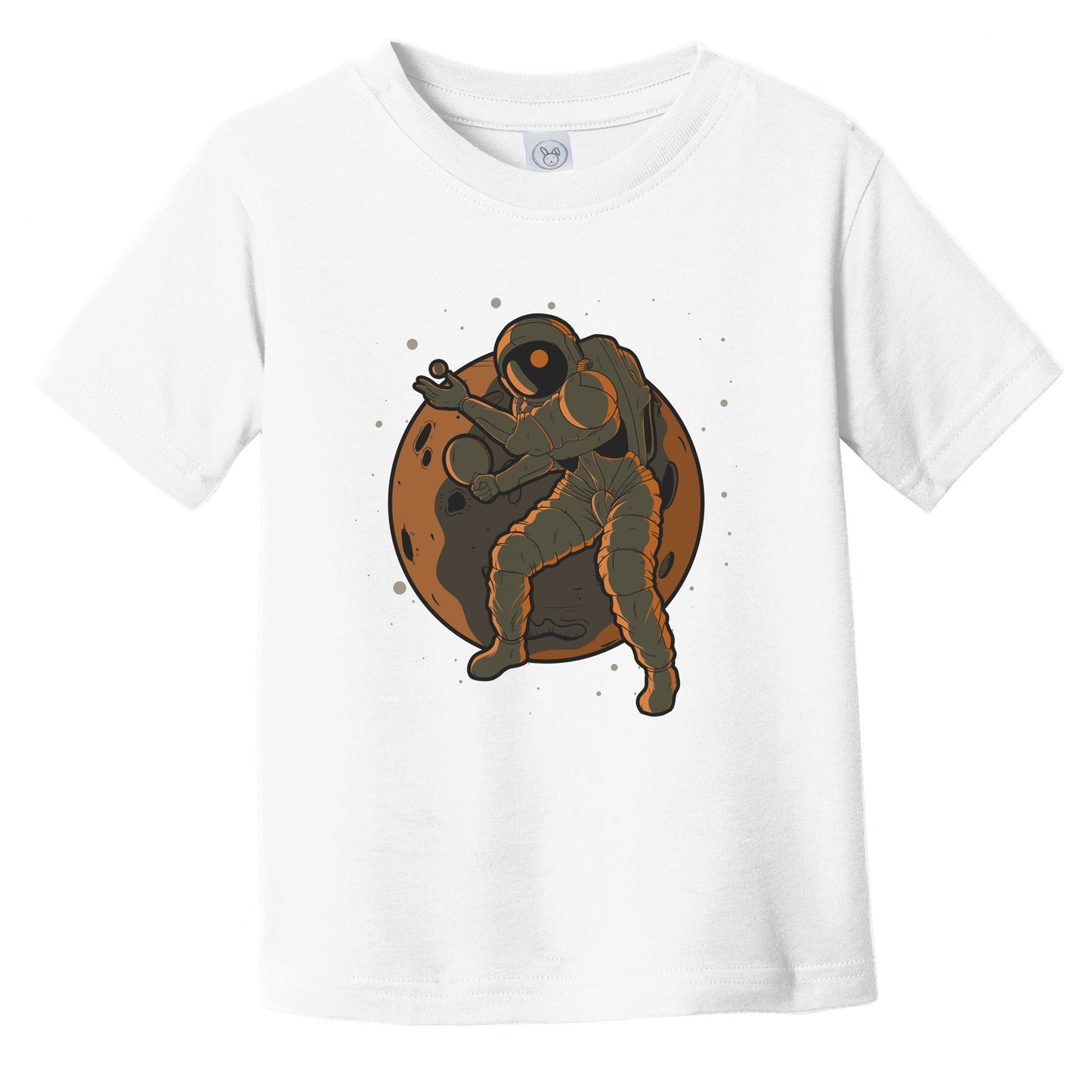 Table Tennis Toddler Shirt - Astronaut Outer Space Spaceman Table Tennis Player Infant Toddler T-Shirt