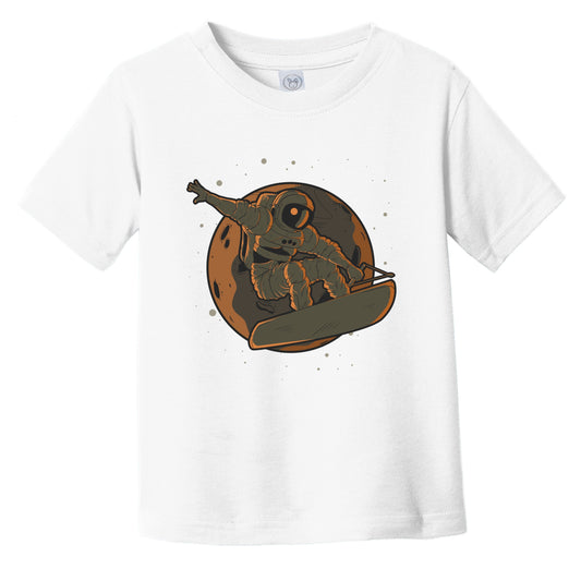 Wakeboarding Toddler Shirt - Astronaut Outer Space Spaceman Wakeboarder Infant Toddler T-Shirt