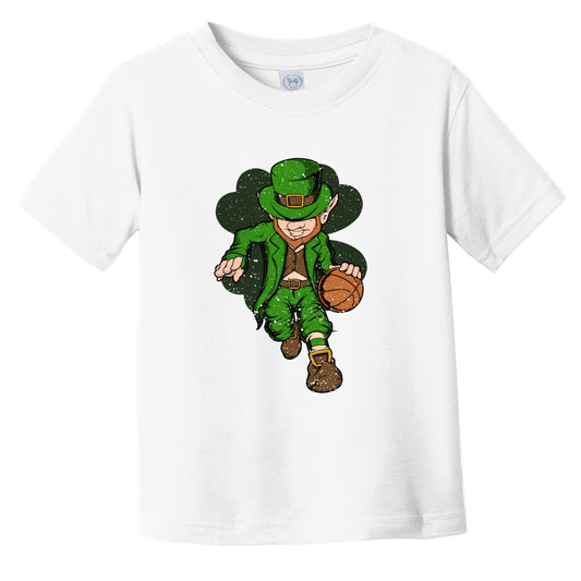 Basketball Player Leprechaun St. Patrick's Day Basketball Infant Toddler T-Shirt