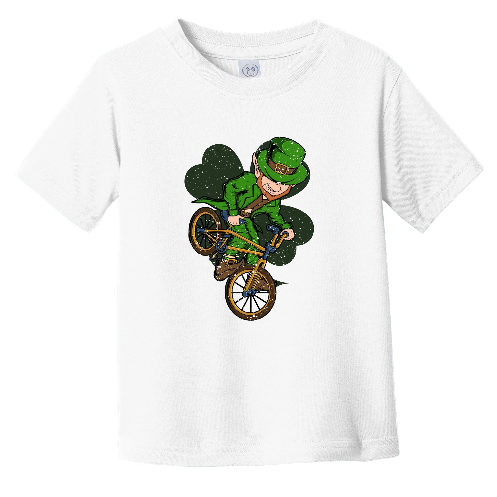 BMX Rider Leprechaun St. Patrick's Day BMX Bike Infant Toddler T-Shirt