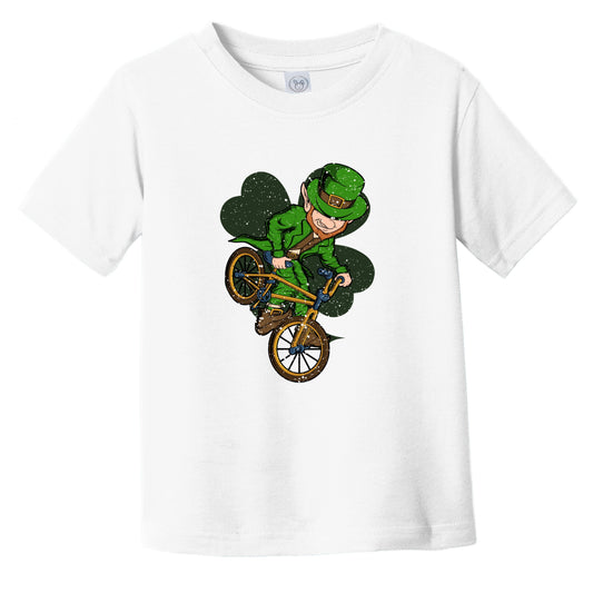 BMX Rider Leprechaun St. Patrick's Day BMX Bike Infant Toddler T-Shirt