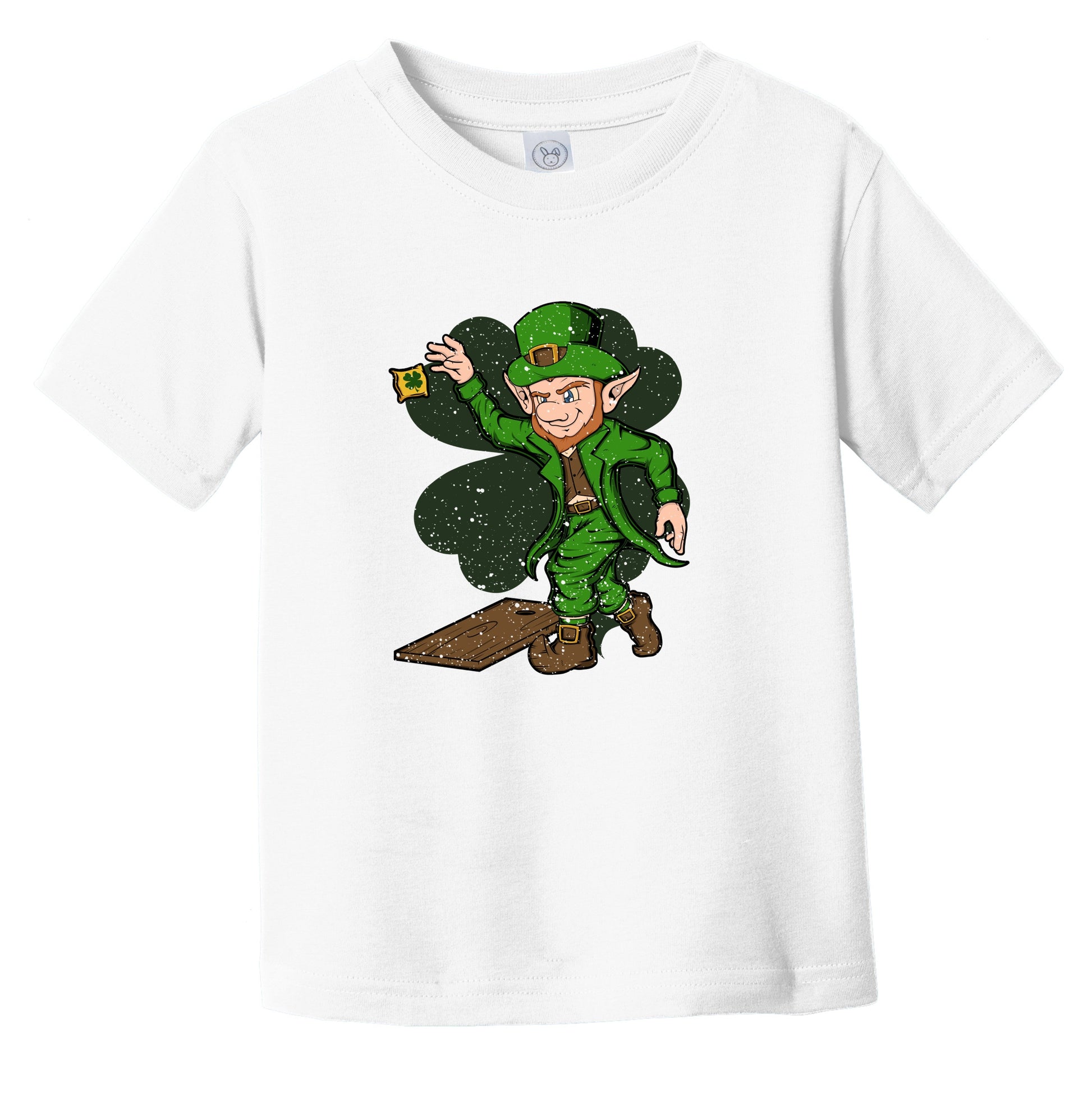 Cornhole Player Leprechaun St. Patrick's Day Cornhole Infant Toddler T-Shirt