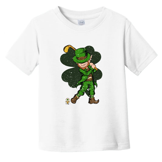 Golfer Leprechaun St. Patrick's Day Golf Golfing Infant Toddler T-Shirt