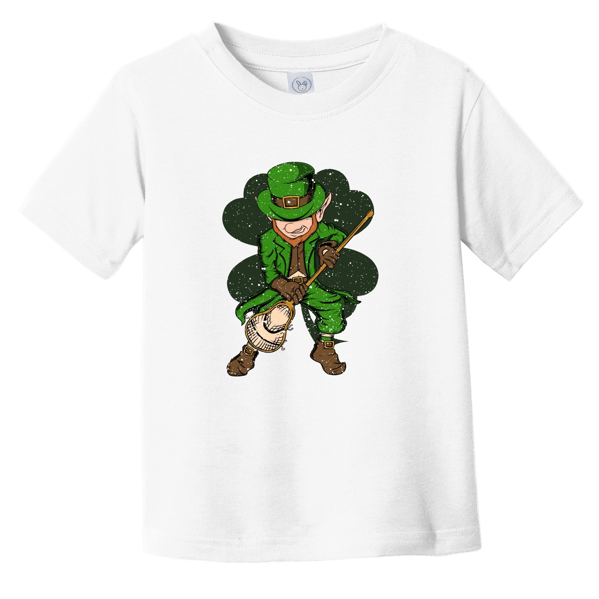 Lacrosse Player Leprechaun St. Patrick's Day Lacrosse Infant Toddler T-Shirt