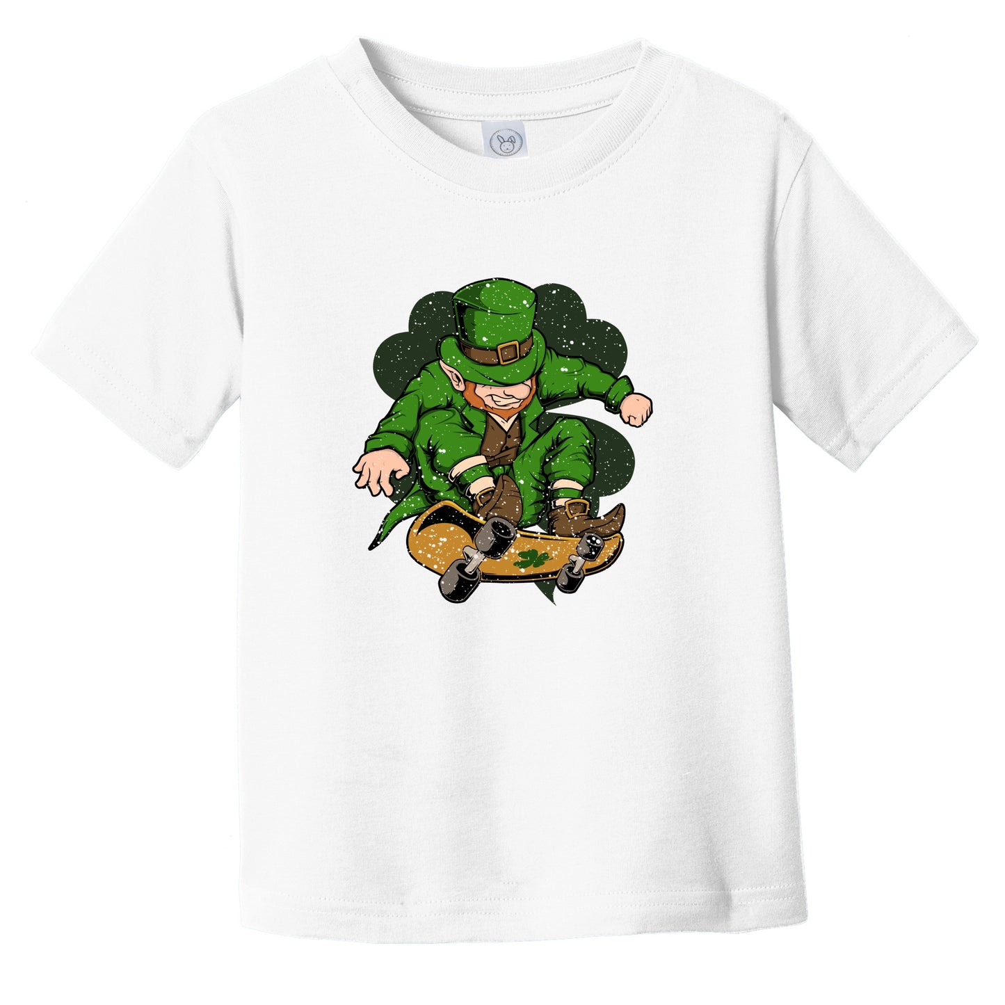 Skateboarder Leprechaun St. Patrick's Day Skateboarding Infant Toddler T-Shirt