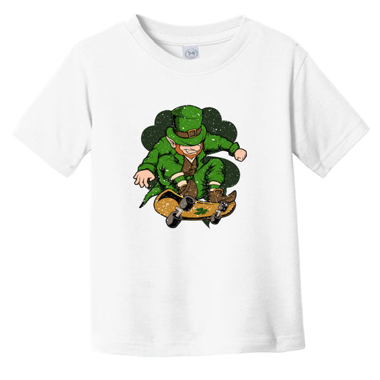 Skateboarder Leprechaun St. Patrick's Day Skateboarding Infant Toddler T-Shirt
