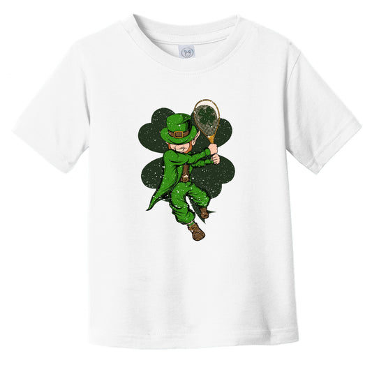 Tennis Player Leprechaun St. Patrick's Day Tennis Infant Toddler T-Shirt