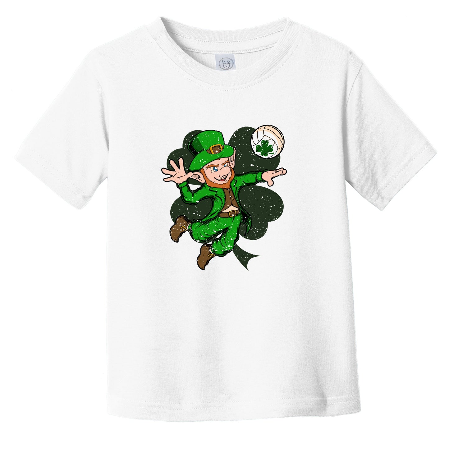 Volleyball Player Leprechaun St. Patrick's Day Volleyball Infant Toddler T-Shirt