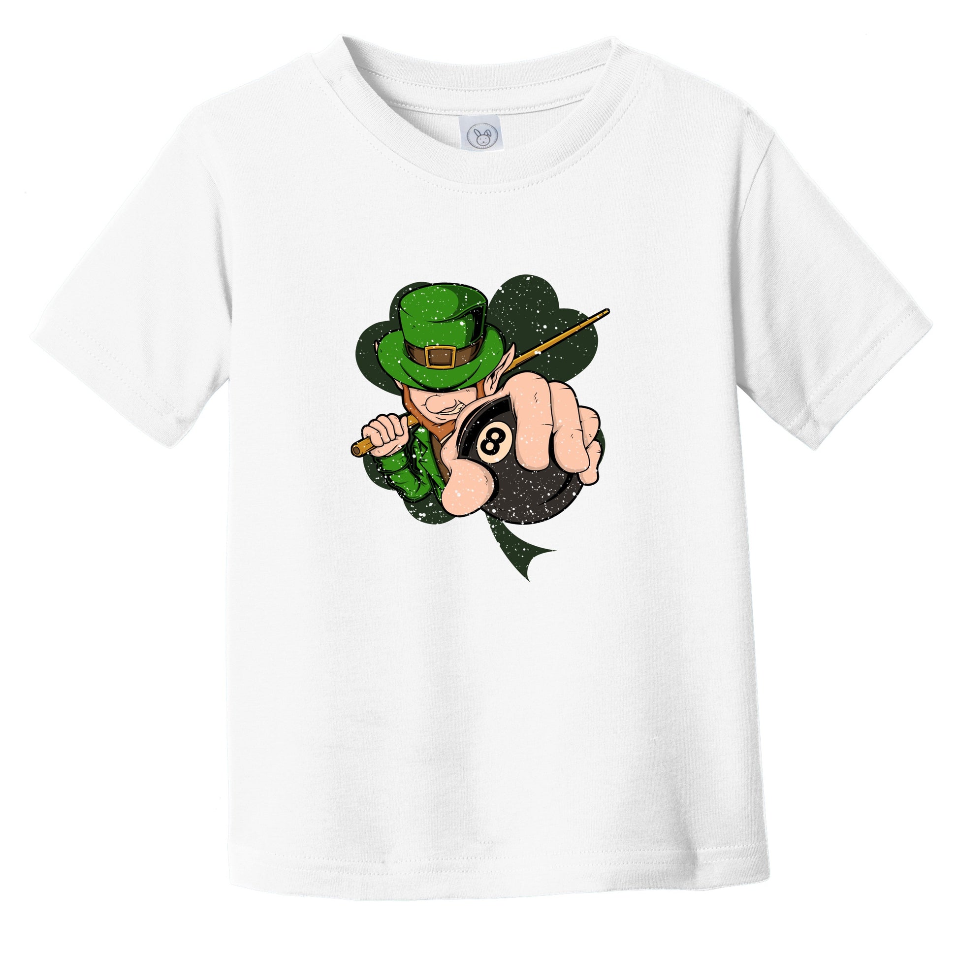 Billiards Player Leprechaun St. Patrick's Day Pool Toddler T-Shirt