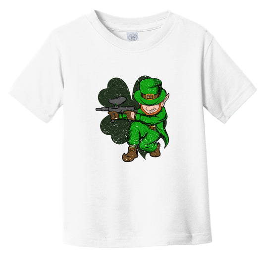 Paintball Player Leprechaun St. Patrick's Day Paintball Toddler T-Shirt