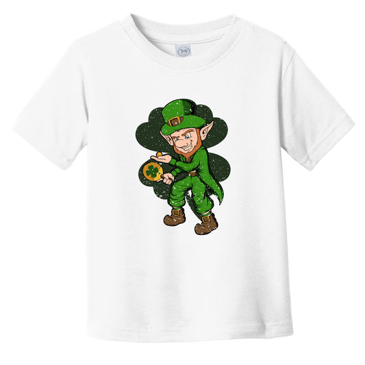 Table Tennis Player Leprechaun St Patrick's Day Table Tennis Toddler T-Shirt