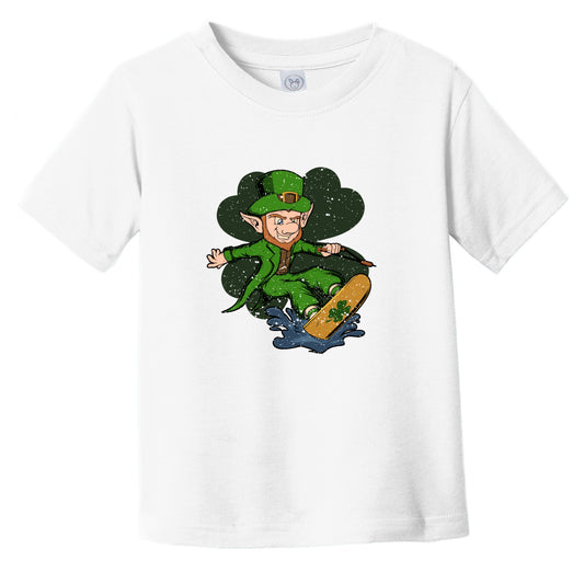 Wakeboarder Leprechaun St. Patrick's Day Wakeboarding Toddler T-Shirt