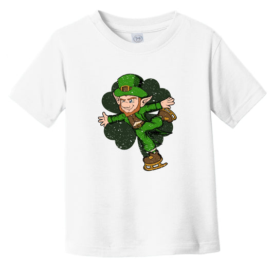 Figure Skater Leprechaun St. Patrick's Day Figure Skating Toddler T-Shirt
