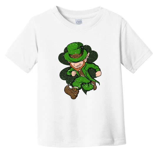 Marathon Runner Leprechaun St. Patrick's Day Running Toddler T-Shirt